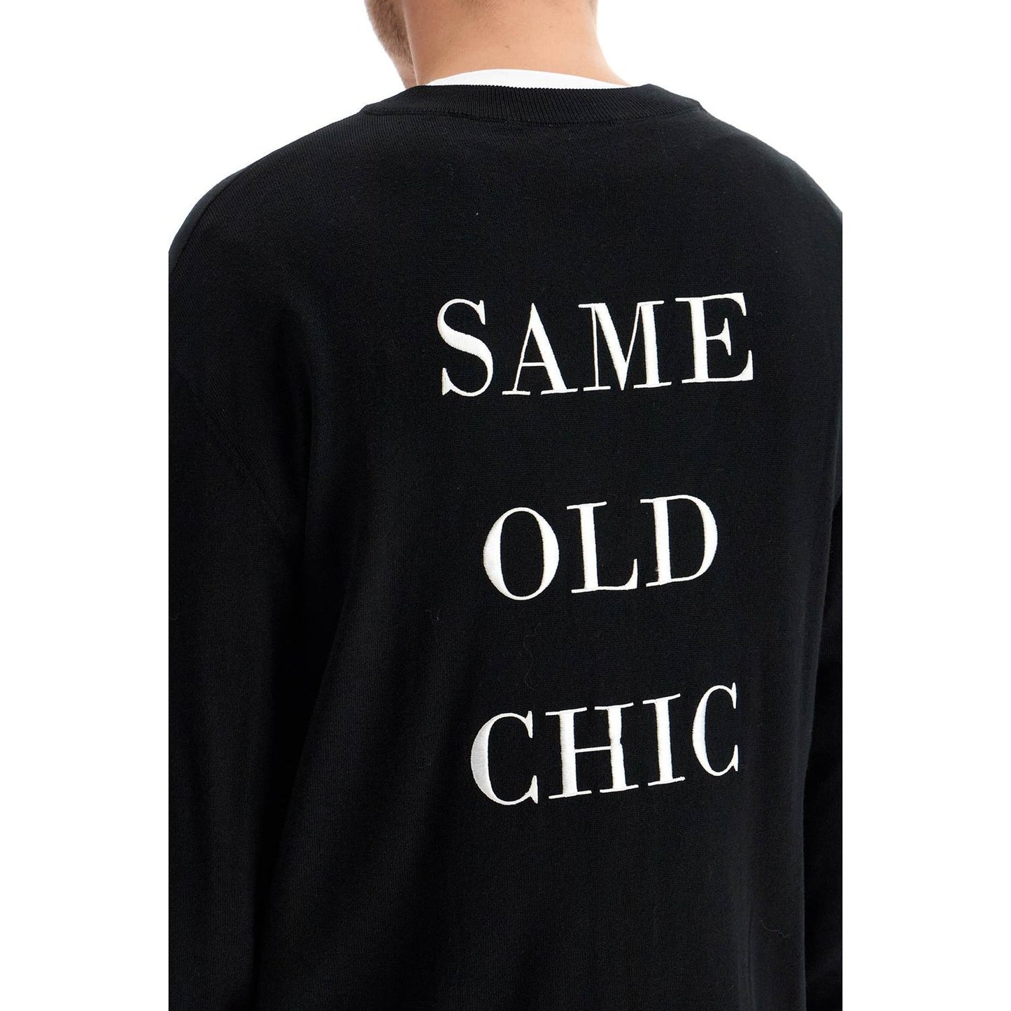 Moschino "classic chic cardigan with Knitwear Moschino Black