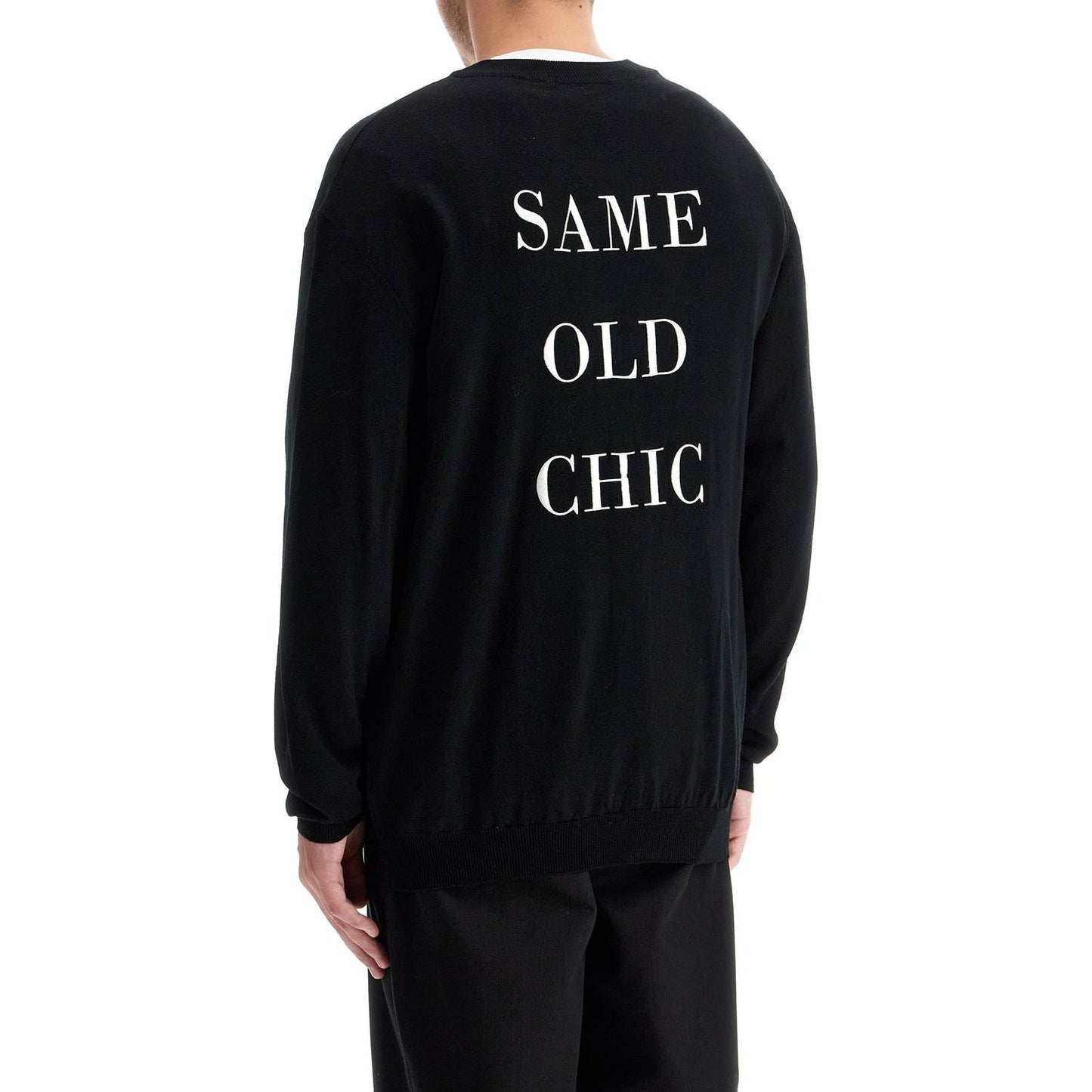 Moschino "classic chic cardigan with Knitwear Moschino Black