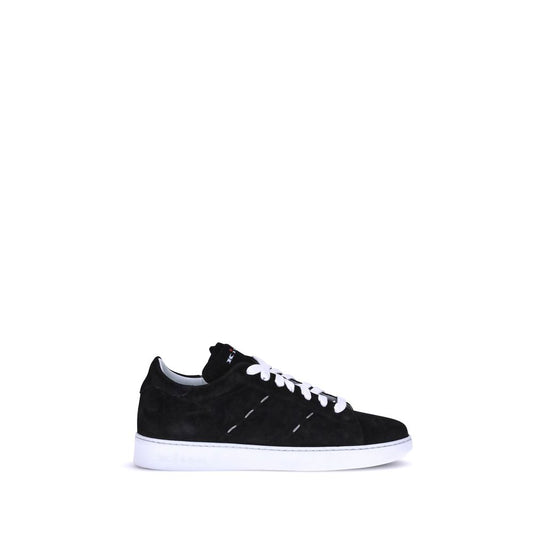 Kiton Black Rubber Low Top Sneakers