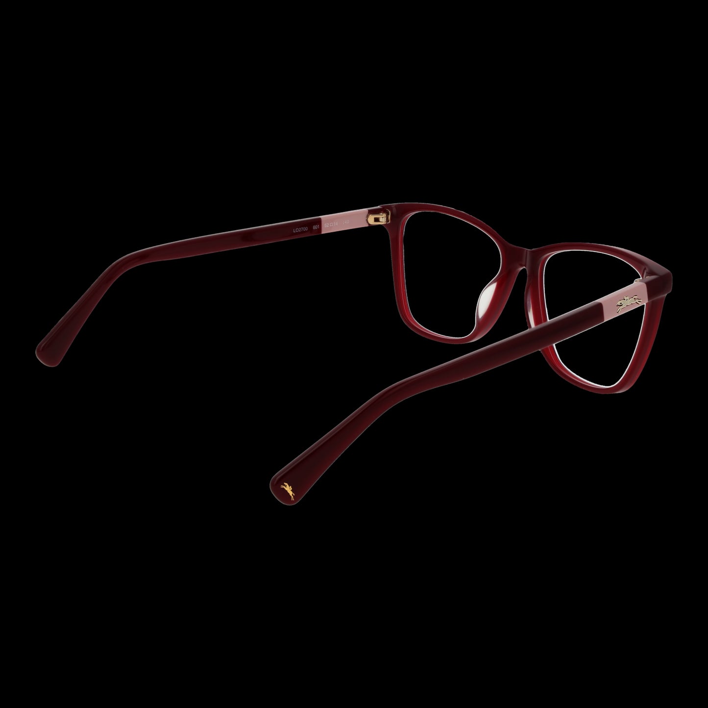 LONGCHAMP MOD. LO2700 52601 lady eyeglasses in tortoise shell color, showcasing stylish and elegant design for women.
