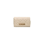 Love Moschino Beige Polyethylene Women Crossbody Bag Love Moschino Gray