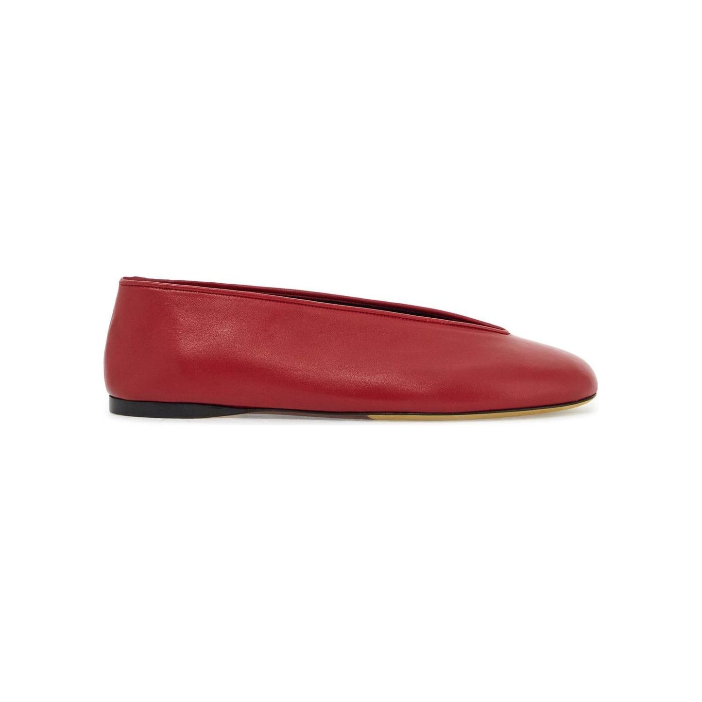 Moschino nappa leather duck baller Flat Shoes Moschino Brown