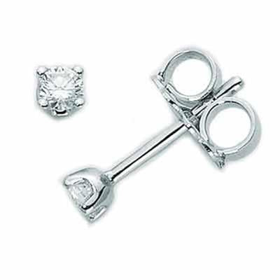 MILUNA Mod. ERD1394_004SX stud earrings in silver with gemstone