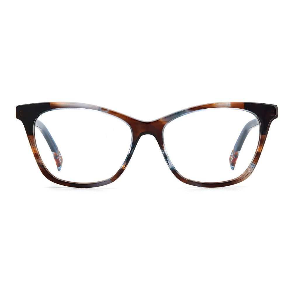 Missoni Multicolor Acetate Glasses (Frames) in Horn Brown Blue 53/15/145 mm