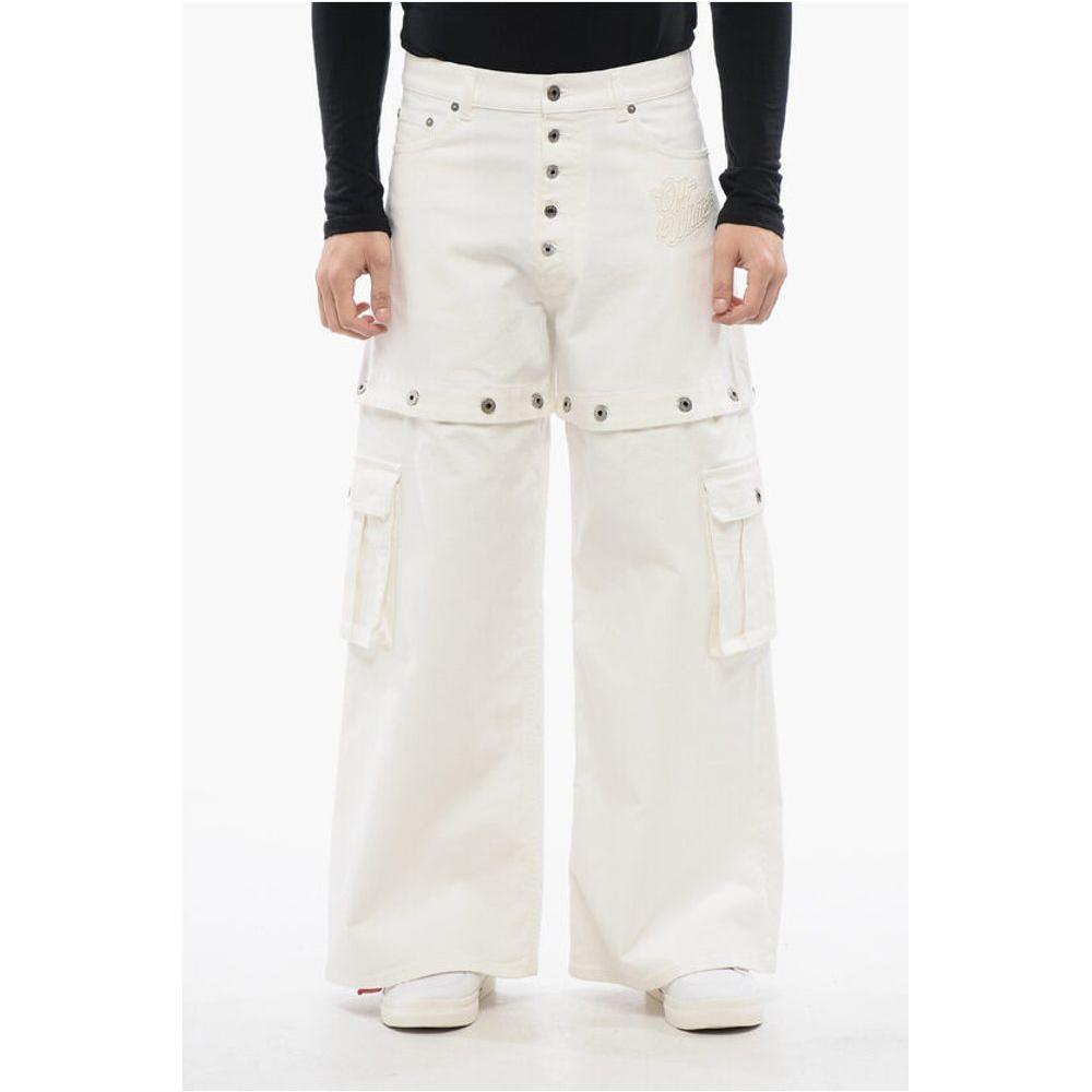 Off-White Off-White Baggy Fit Jeans With Embroidered Logo OF-P628857-W28