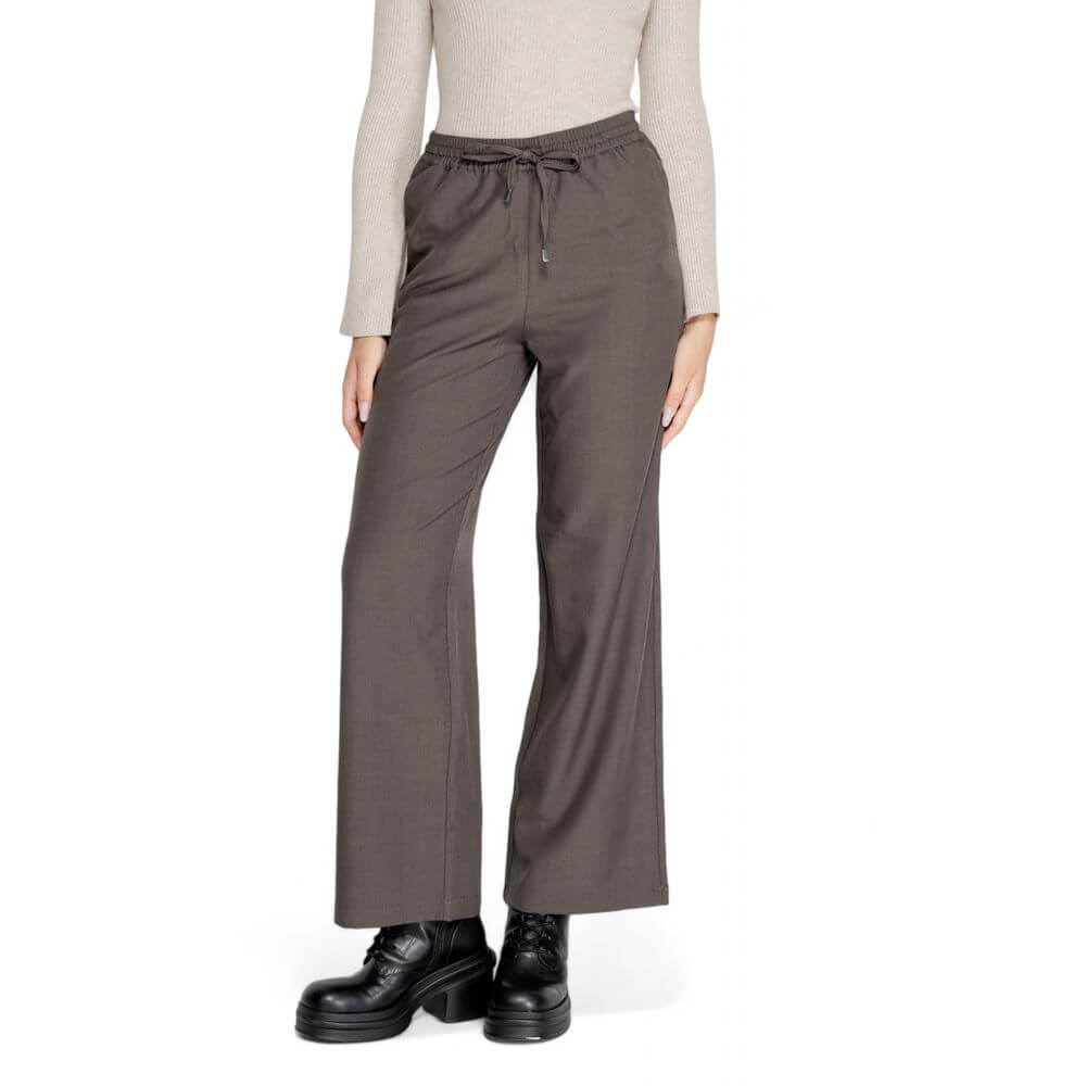 Only Gray Polyester Pant