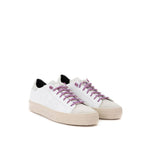P448 White Leather Sneaker P-3572666-EU36/US6