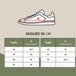P448 White Leather Sneaker P-3572666-EU36/US6