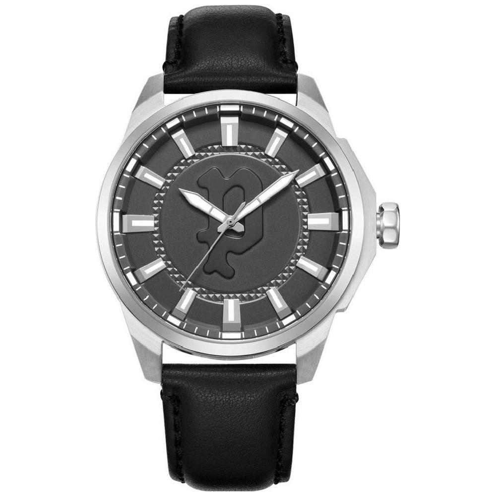 PolicePolice Black Leather Watch1728,Black,Men,New with tags,Police,Watches for Men - Watches