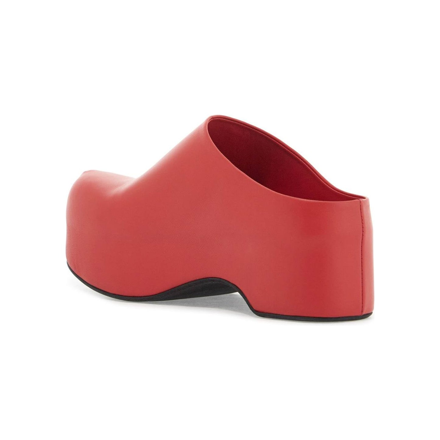 Marni chunky clog sabot with Mules Marni Maroon