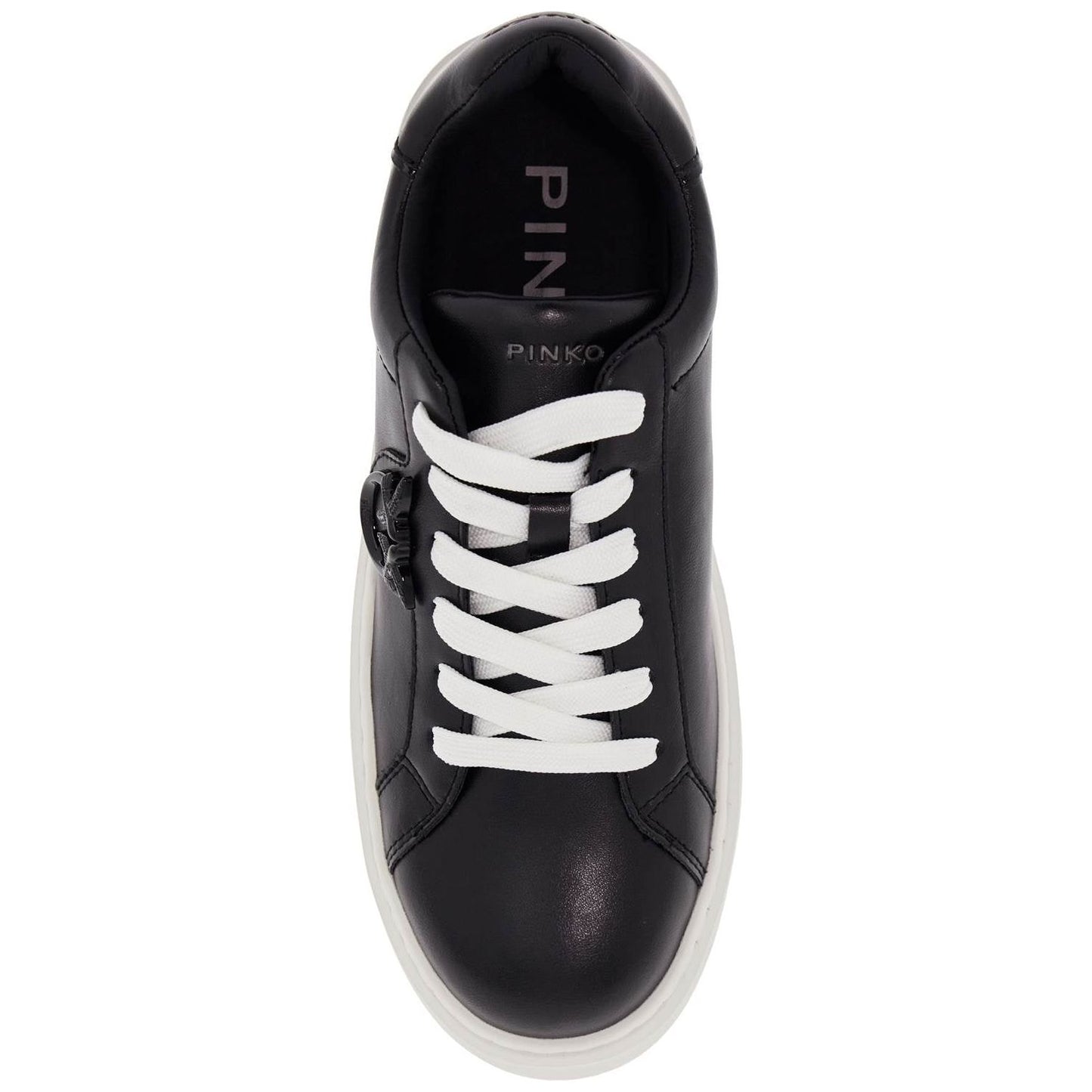 Pinko monogram detail platform sneakers with Sneakers Pinko Light Gray