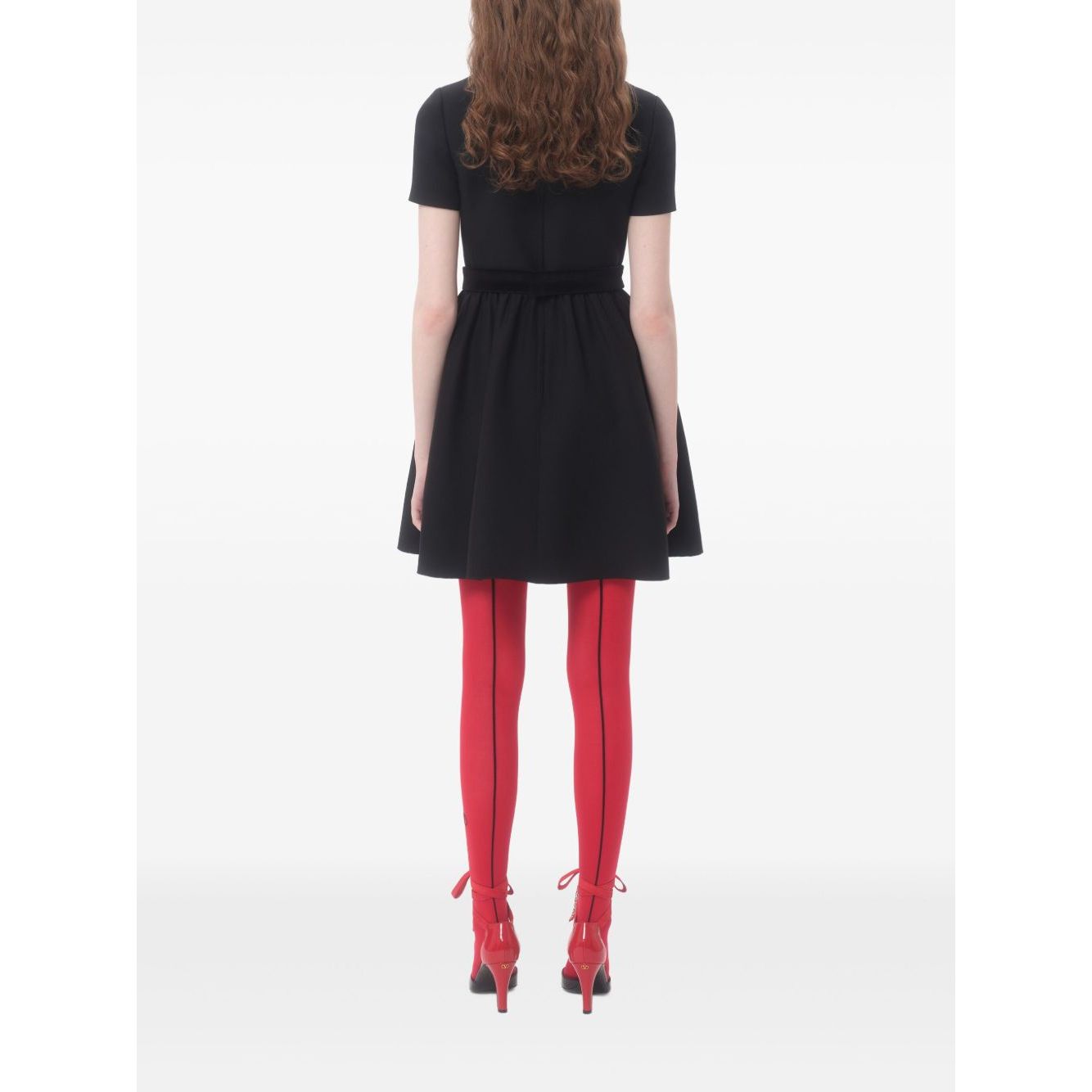 Valentino crepe couture short dress with bows Dresses