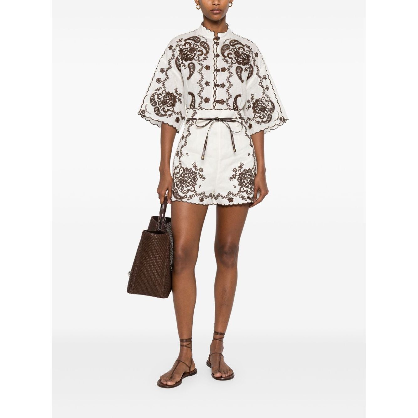 Zimmermann Ascension Embroidered Shirt Shirts