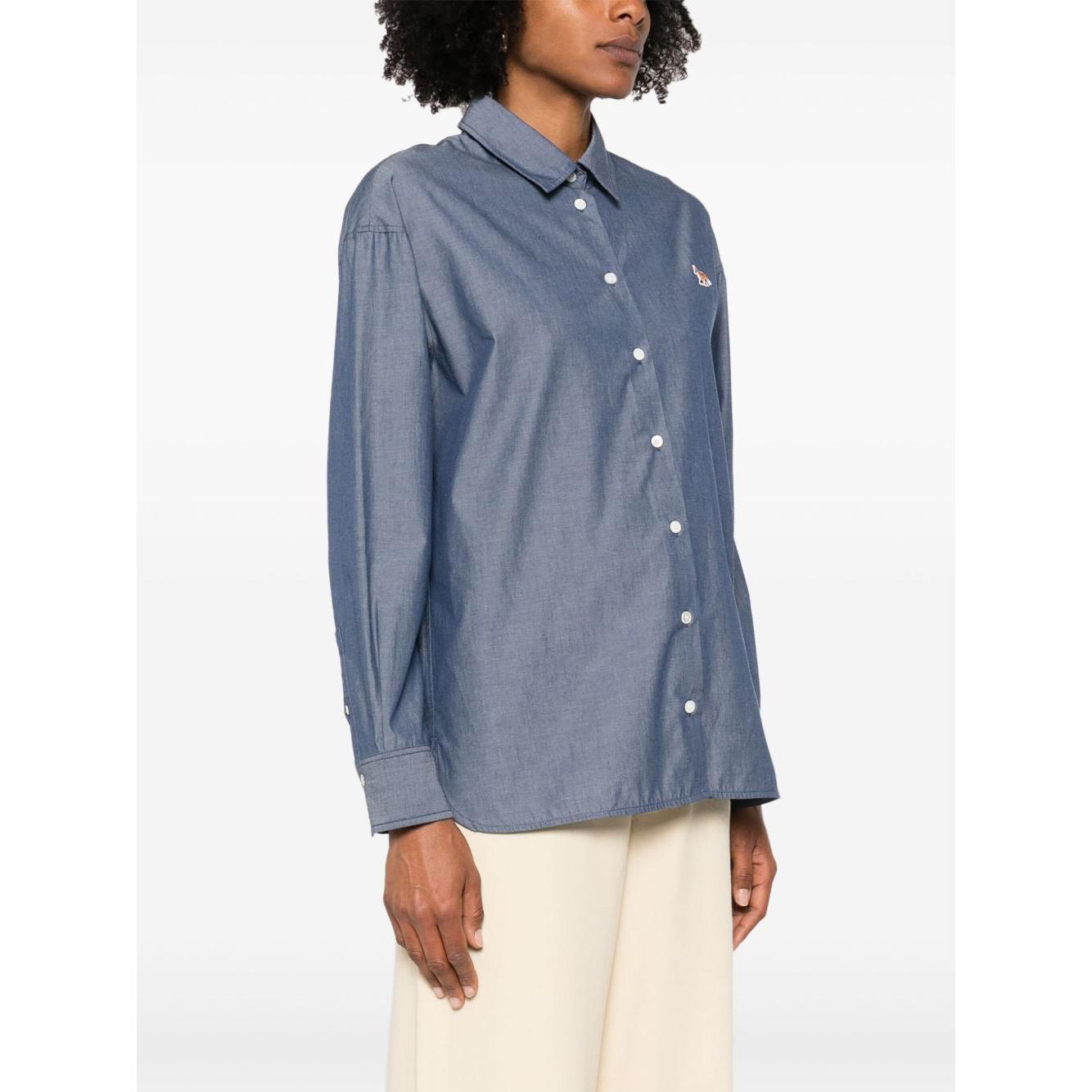 MAISON KITSUNE' Shirts Blue