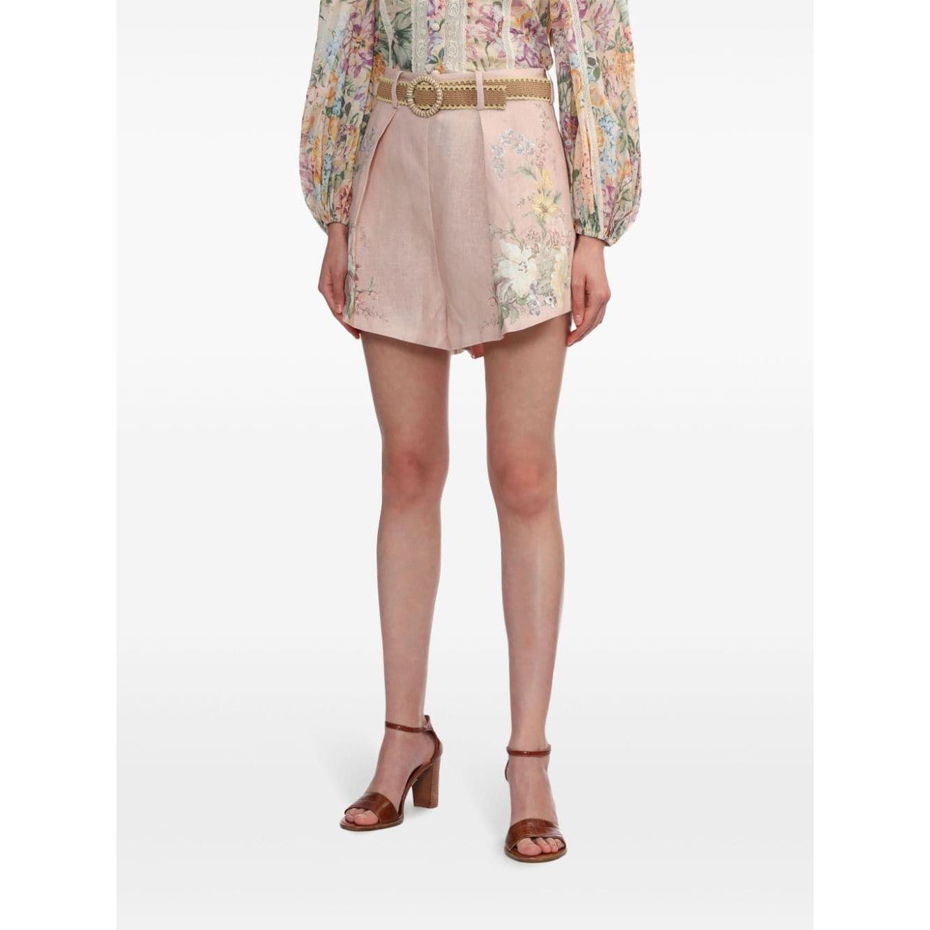 Zimmermann Shorts Pink