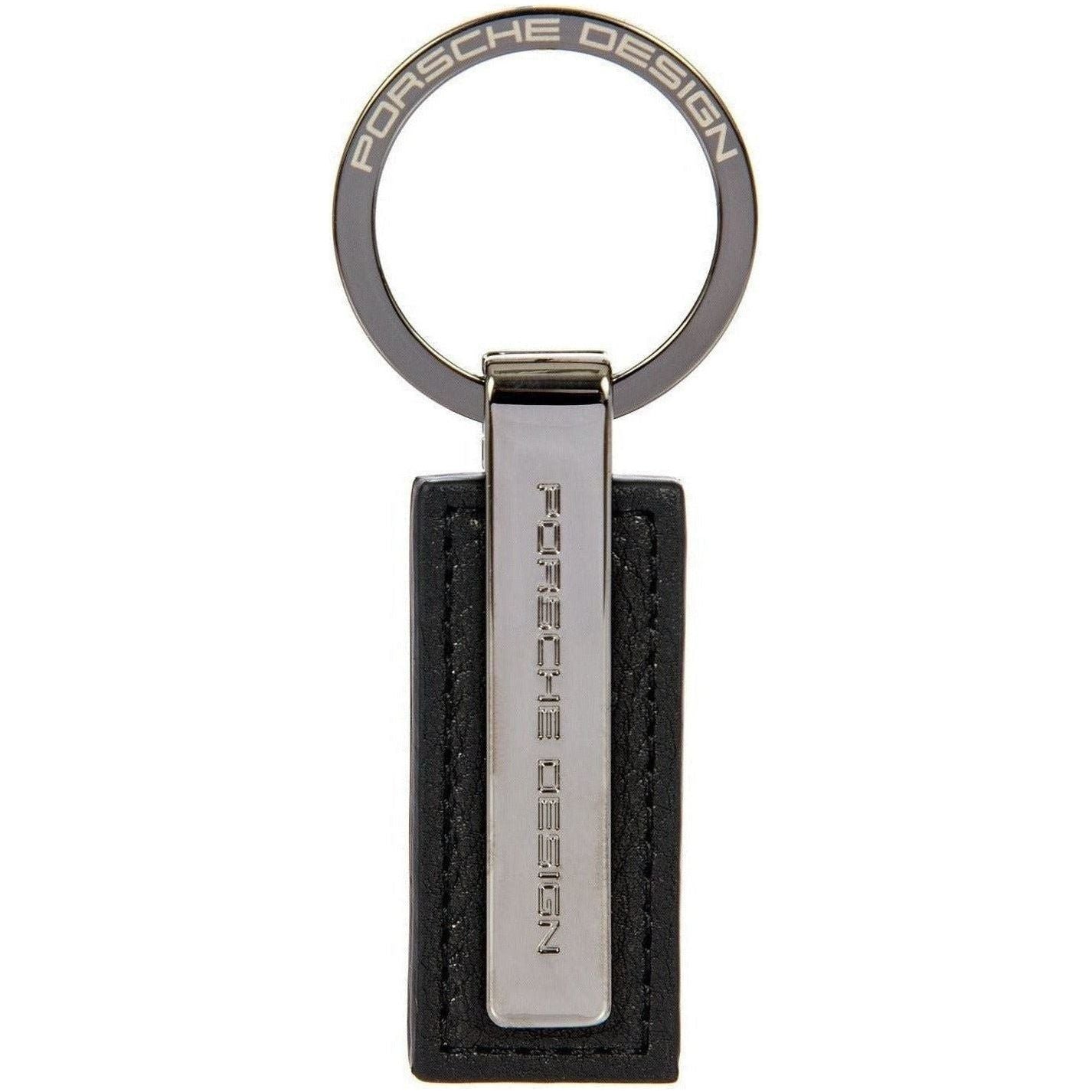 PORSCHE PORTACHIAVI MOD. OKY08801-001 Keychain PORSCHE LEATHER Dark Slate Gray
