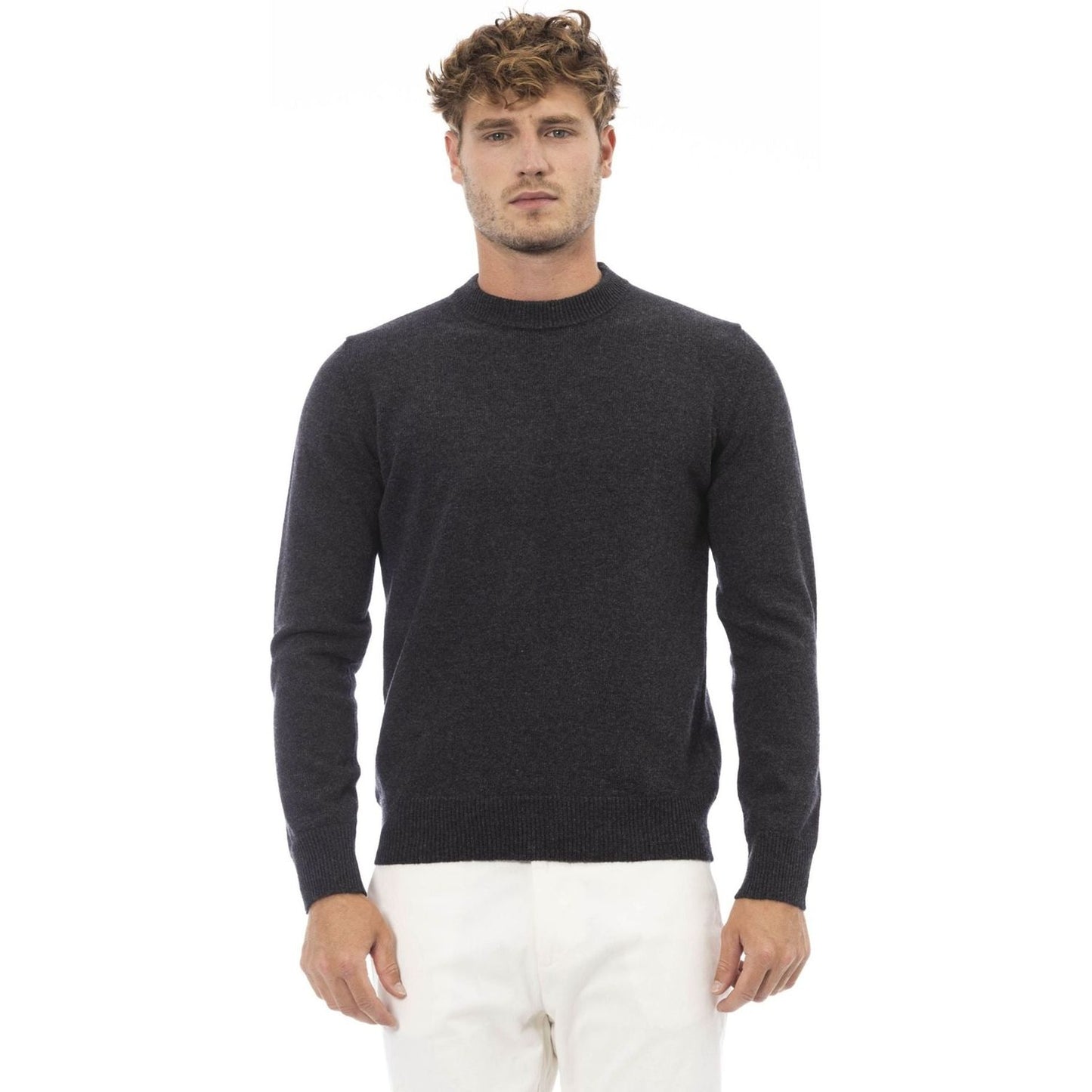 Alpha Studio Sweaters Sweaters Alpha Studio Dark Slate Gray