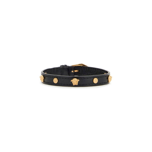 Versace medusa leather bracelet Jewellery Versace Dark Slate Gray