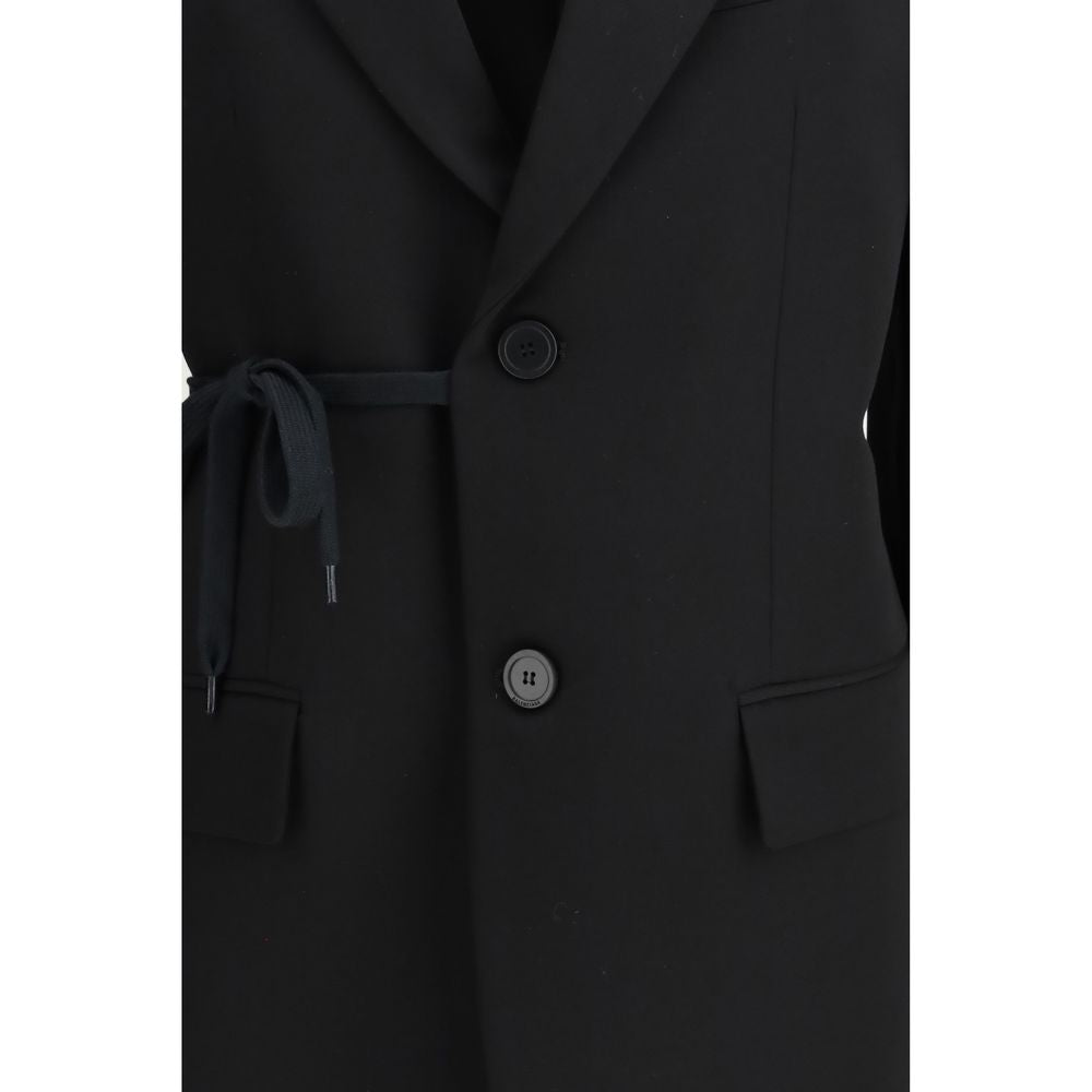 Balenciaga Black Wool Jackets And Coat 1728,72470364320,Balenciaga,Black,Clothing,IT38 | S,IT40 | M,Jackets & Coats - Clothing,New with tags,Women
