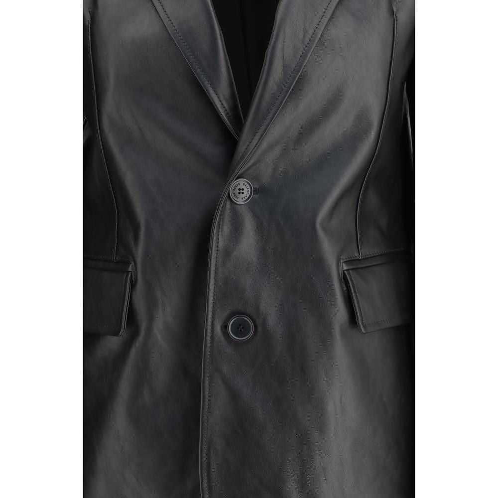 Balenciaga Black Leather Jacket 1728,72470364320,Balenciaga,Black,Clothing,Jackets & Coats - Clothing,Leather Jackets - Jackets & Coats - Clothing,M,New with tags,S,Women