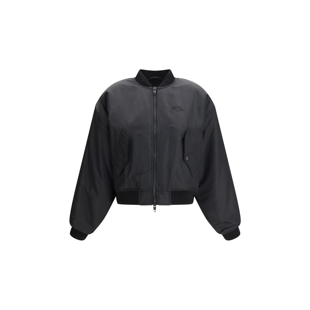 Balenciaga Black Polyamide Bomber 1728,72470364320,Balenciaga,Black,Bombers - Jackets & Coats - Clothing,Clothing,Jackets & Coats - Clothing,M,New with tags,Women