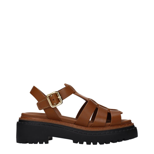 Prada Brown Leather False