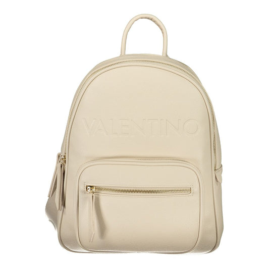 Valentino Beige Poliuretano Womens Backpack