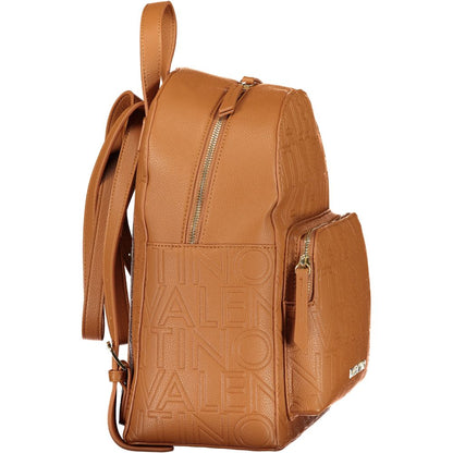 Valentino Brown Polyethylene Backpack