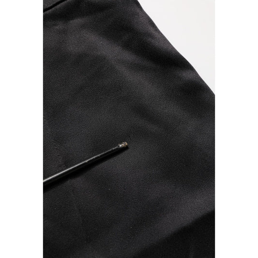 Alberta Ferretti Black HighWaist WideLeg Women Trouser Pants