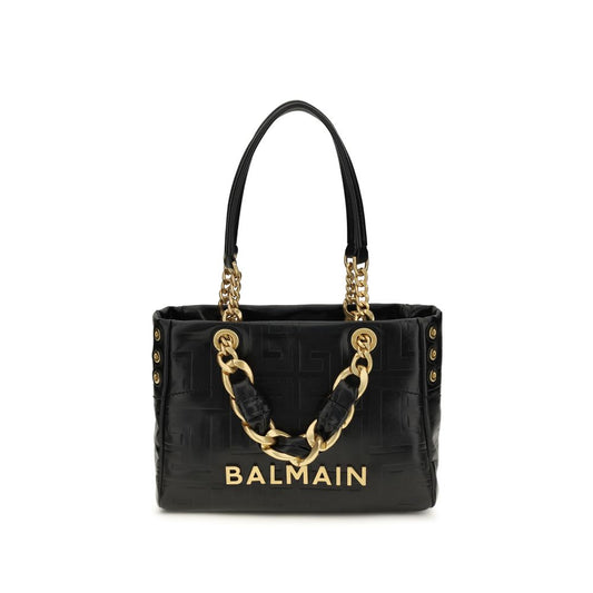 Balmain Black The small Cabas 1945 Tote bag