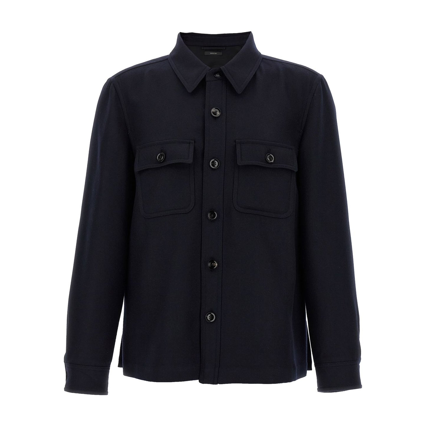 Tom Ford Blue Wool Blouse