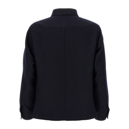 Tom Ford Blue Wool Blouse