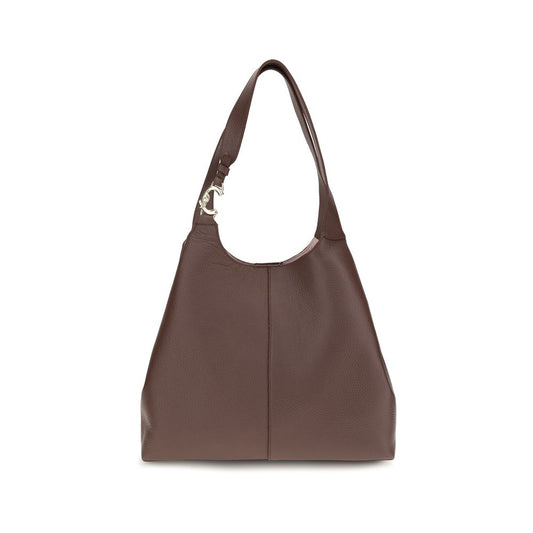 Coccinelle Beige Calf Leather Bos Taurus Shoulder Bag