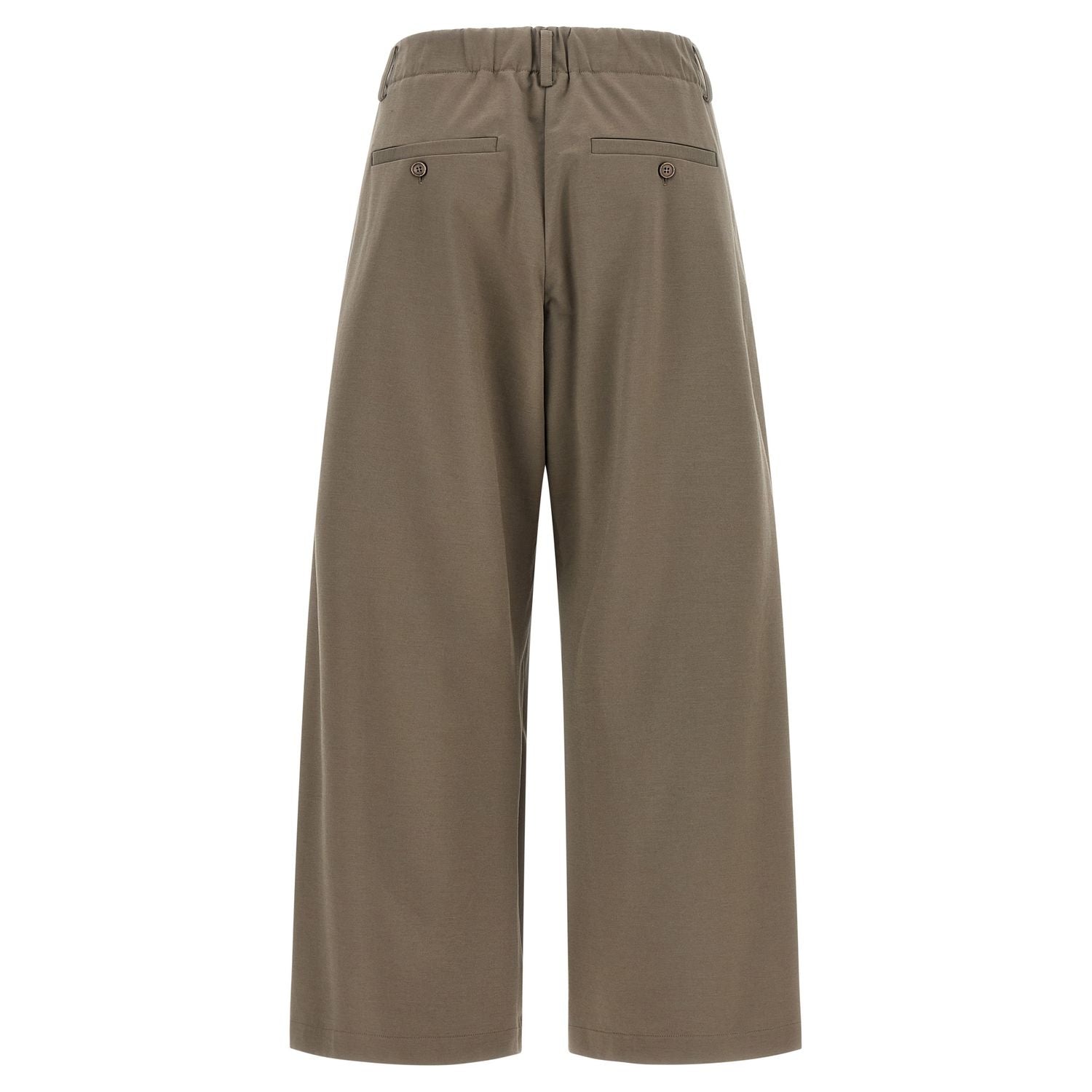 Brunello Cucinelli Gray Cotton Athletic Pants