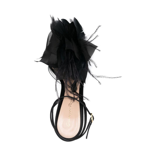 Gianvito Rossi Sandals Black Sandals Gianvito Rossi Light Gray