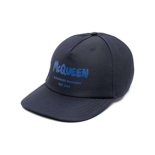 Alexander McQueen Hats Blue Scarves Hats & Gloves Alexander Mcqueen Dark Slate Gray