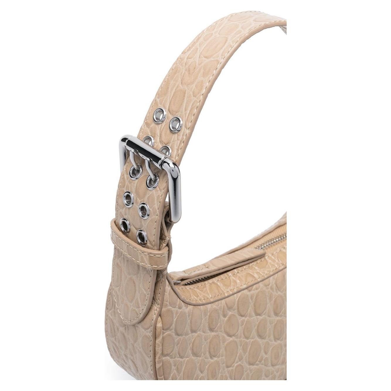 Front view with bag zipped and handles upright.