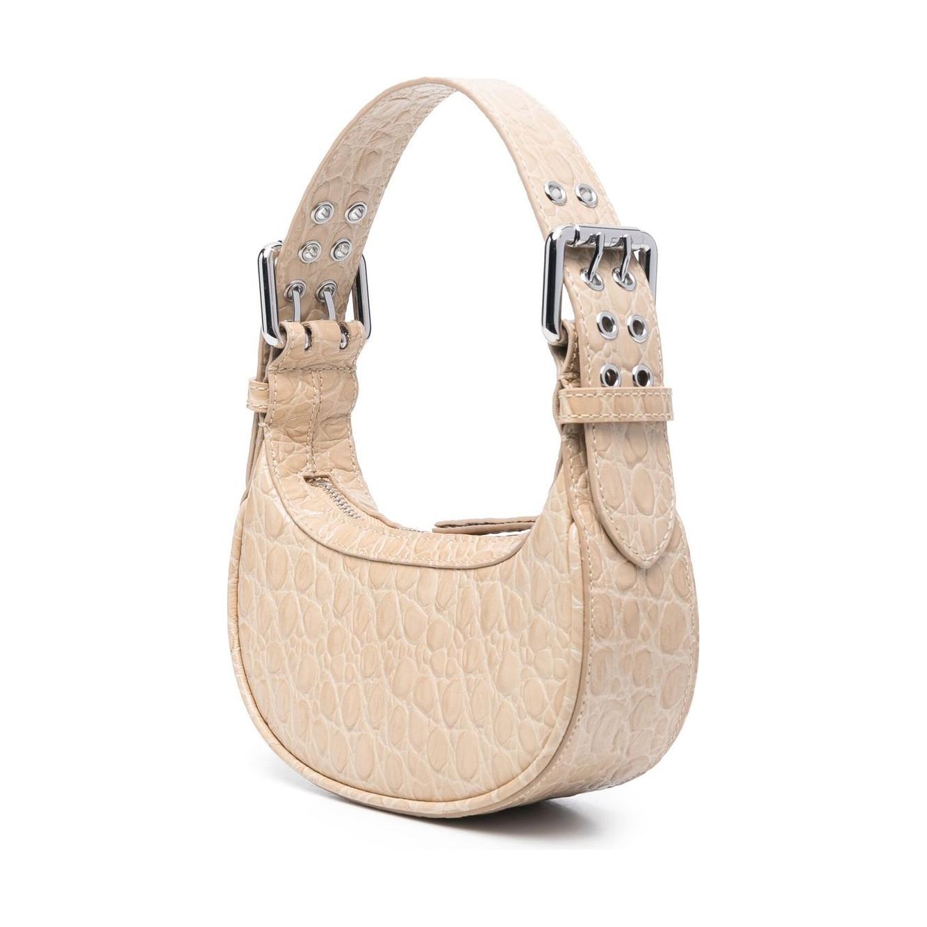 Front view with bag zipped and handles upright.