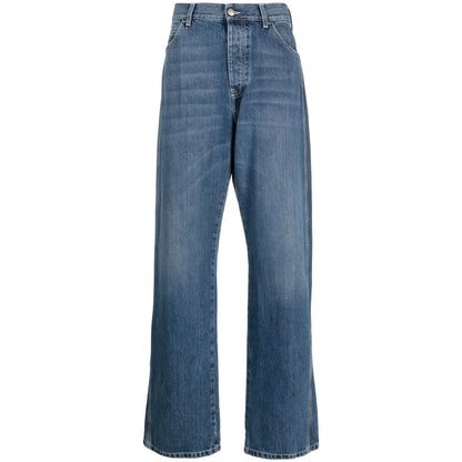 Alexander Mcqueen wide-leg panelled jeans