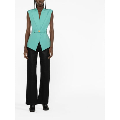 Balmain Sleeveless belted jacket Jackets