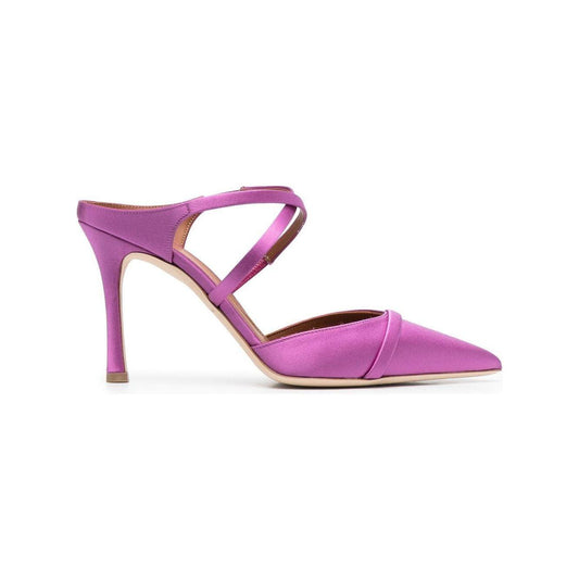 Malone Souliers With Heel Purple Medium Heel Malone Souliers Pale Violet Red