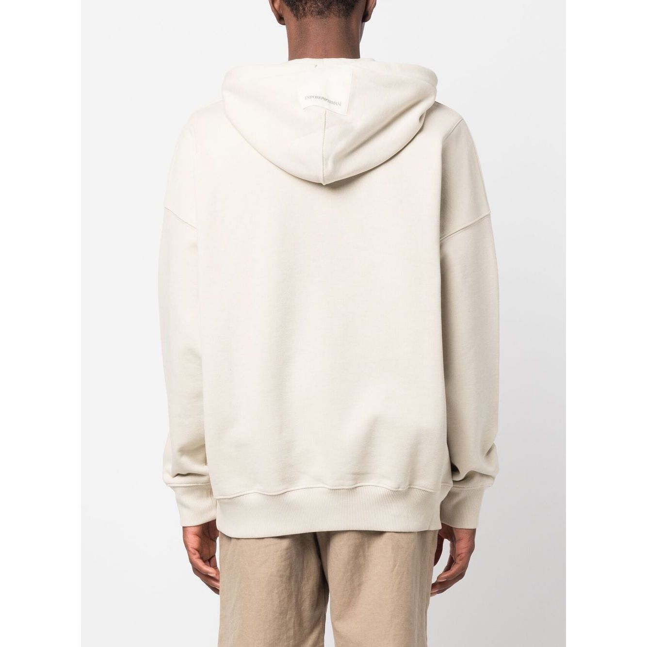 Emporio Armani cotton hoodie with logo