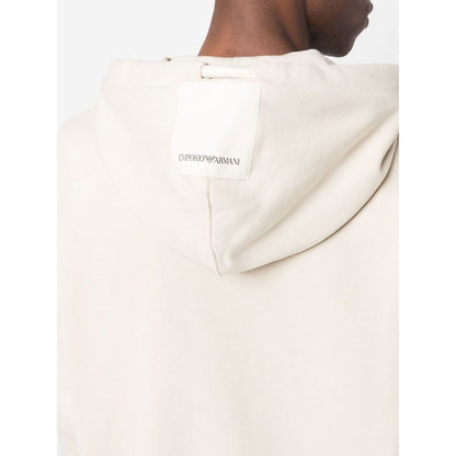 Emporio Armani cotton hoodie with logo