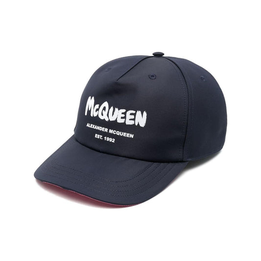 Alexander McQueen Hats Blue Scarves Hats & Gloves Alexander Mcqueen Dark Slate Gray