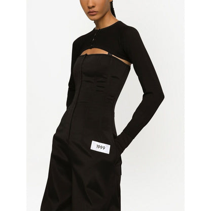 Dolce & Gabbana cropped button-fastening cardigan