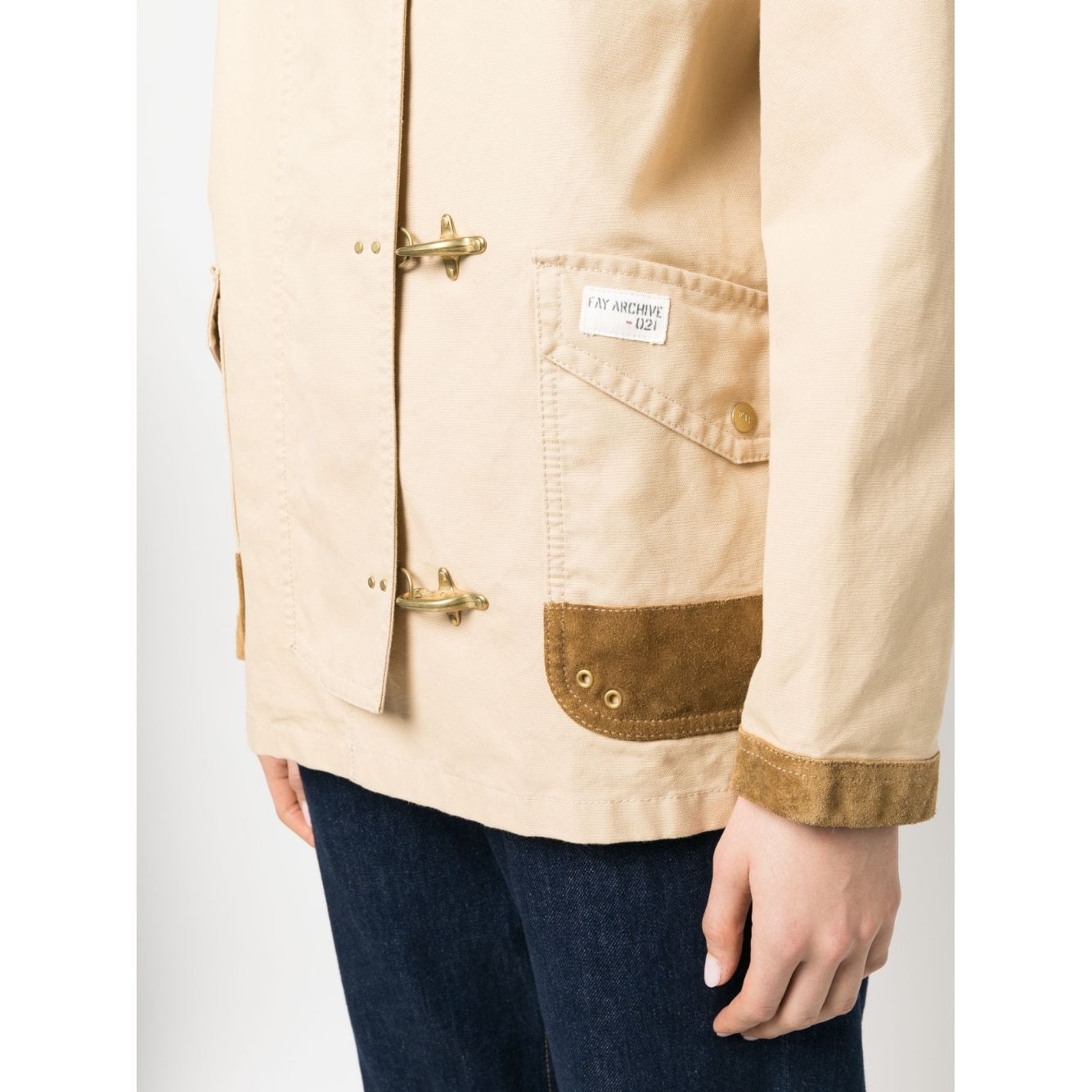 Fay Coats Beige Jackets