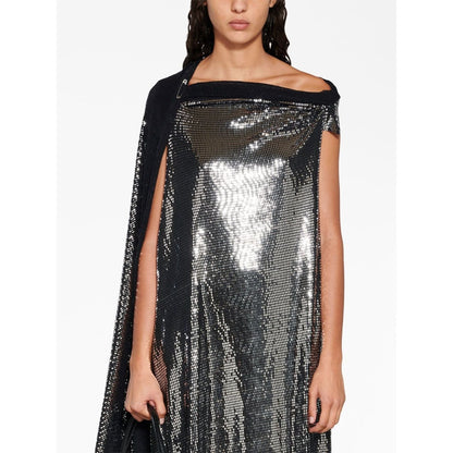 Balenciaga Metallic Effect Midi Dress