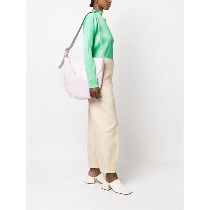 Jil Sander medium crinkled leather shoulder bag