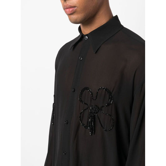 GCDS Shirts Black Shirts GCDS Black