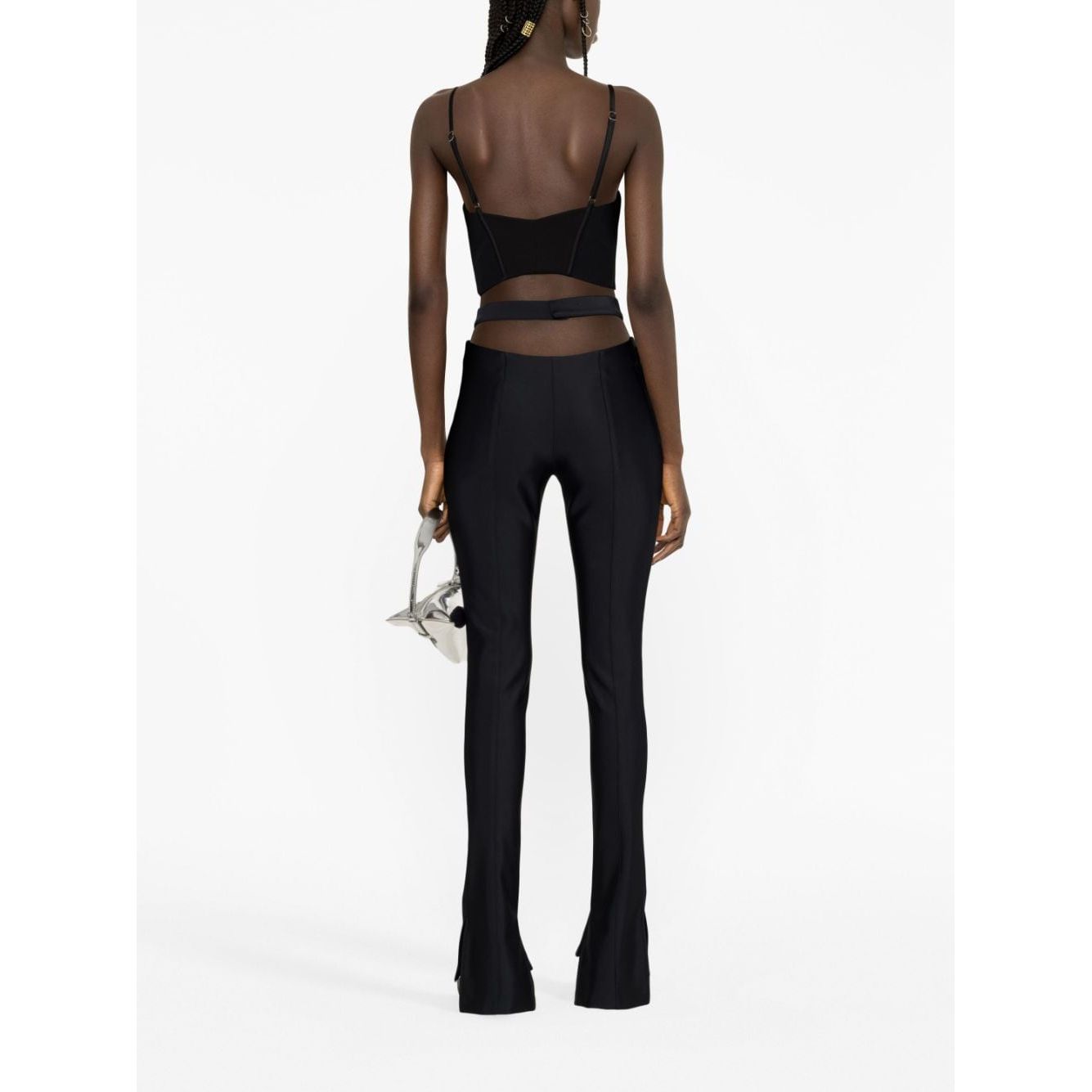 MUGLER Trousers Black Trousers
